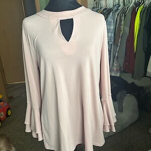 Elegant Light Pink Women's Top